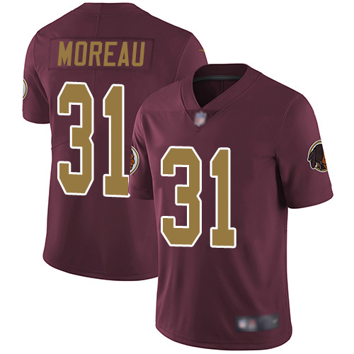 Washington Redskins Limited Burgundy Red Men Fabian Moreau Alternate Jersey NFL Football 31 80th